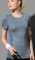  Maglietta T-Shirt riciclata ecosostenibile maniche corte Donna Stedman girocollo con cuciture laterali senza etichetta Recycled Sports-T Race Women ST8950 ACTIVE DRY 600SD10D E3Ssport.it Stampa RicamoE3Ssport  E3S
