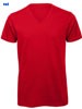 immagine aggiuntiva 5- Maglietta T-Shirt Organica Ecosostenibile maniche corte Adulto Unisex B&C scollo V cuciture laterali senza etichetta Inspire V T/Men CTM044 601BC1A E3Ssport.it Stampa RicamoE3Ssport  E3S