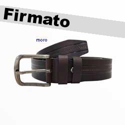  Cintura in pelle Uomo  Gai Mattiolo fibbia regolabile, con passanti con logo, made in Italy linea 4503-40 379GM3M E3Ssport.it Stampa RicamoE3Ssport  E3S