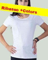 T-Shirt Maglietta cotone organico Black Spider BSW050 Moon Women 600BS4D