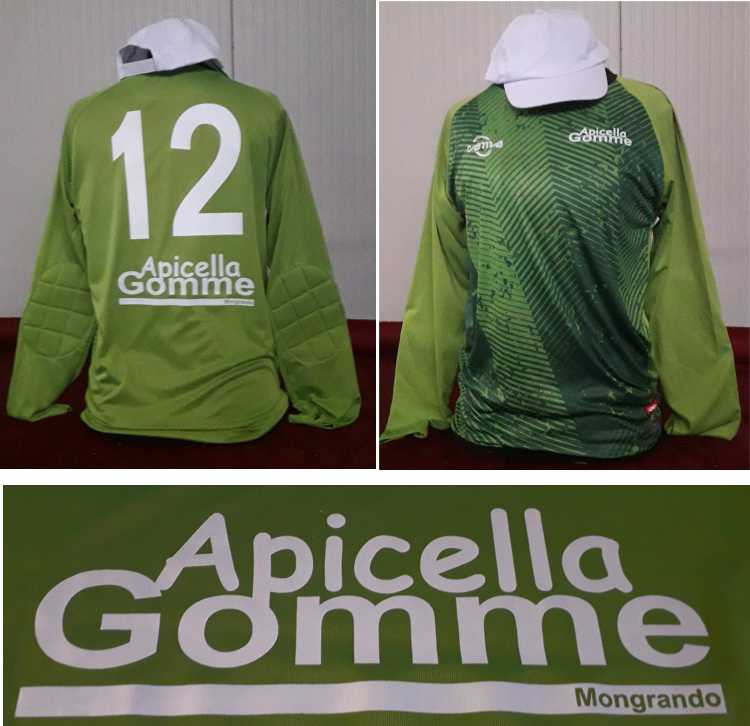 abbigliamento sportivo calcio completo portiere cama personalizzato con stampa logo numero nome