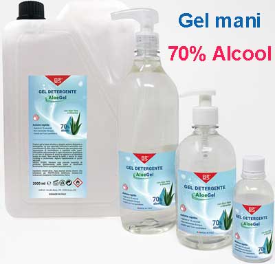 gel mani 70 alcool disinfettante