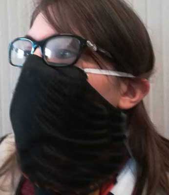 scaldacollo con mascherina