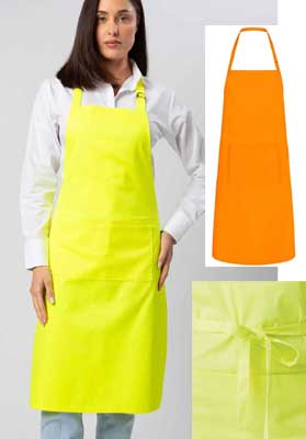 grembiule cucina fluo