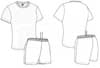  Completo tecnico maglia e pantaloncino Donna Valento manica corta girocollo tinta unita Lagos CDVALAG 108VA4D E3Ssport.it Stampa RicamoE3Ssport  E3S