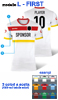 immagine aggiuntiva 12- Crea Maglia calcio calcetto volley pallavolo tecnica, maniche corte Adulto e Bambino Sportika girocollo, cuciture laterali stampa sublimazione totale con logo sponsor e numero nome giocatore Sportika FULL PRINT 110SK1G E3Ssport.it Stampa RicamoE3Ssport  E3S