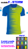 immagine aggiuntiva 7- Crea Maglia calcio calcetto volley pallavolo tecnica, maniche corte Adulto e Bambino Sportika girocollo, cuciture laterali stampa sublimazione totale fronte davanti con logo o scudetto e sponsor Sportika LIGHT PRINT 110SK2G E3Ssport.it Stampa RicamoE3Ssport  E3S
