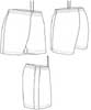  Pantaloncino tecnico sport Adulto e Bambino Valento elastico in vita con cordoncino coulisse regolabile con inserti Milan BEVAMIL 201VA3T E3Ssport.it Stampa RicamoE3Ssport  E3S