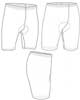  Pantaloncino ciclismo tecnico Uomo  Valento con fondello schiuma 3D, banda elastica vita e gambe tinta unita Huez MAVAHUE 202VA1A E3Ssport.it Stampa RicamoE3Ssport  E3S