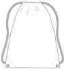  Zainetto leggero rinforzato Adulto Unisex Valento con lacci spessi, rinforzi agli angoli, tasca interna tinta unita Alceo MCVAALC 37.5x46.5 cm 315VA5A E3Ssport.it Stampa RicamoE3Ssport  E3S