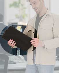 Portadocumenti zip Valento Document PDVADOC unisex 316VA8U