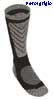  Calzettone trekking tecnico sport con piede cotone poliestere elasticizzato Adulto Ragazzo Bambino Valento tallone e punta rinforzato con righe bicolore Ordesa CLVAORD 330VA3T E3Ssport.it Stampa RicamoE3Ssport  E3S