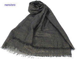 sciarpa donna Coveri Collection linea 220204 frangia tessuto 375CC14D