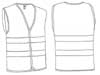  Giacca gilet smanicato, Alta visibilità Adulto Unisex Valento chiusura con velcro bande catarinfrangenti riflettenti alta visibità Moonlight CHVAMOO 392VA2A E3Ssport.it Stampa RicamoE3Ssport  E3S