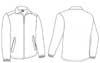  giacca sportiva rappresentanza triacetato Adulto e Bambino Valento con zip lunga, tasche con zip tinta unita Court CQVACOU 508VA5T E3Ssport.it Stampa RicamoE3Ssport  E3S