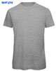  Maglietta T-Shirt Organica Ecosostenibile maniche corte Adulto Unisex B&C girocollo con cuciture laterali senza etichetta Inspire T/Men TM042 600BC8A E3Ssport.it Stampa RicamoE3Ssport  E3S