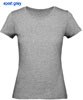 immagine aggiuntiva 15- Maglietta T-Shirt Organica Ecosostenibile maniche corte Donna B&C girocollo con cuciture laterali senza etichetta Inspire T/Women TW043 600BC8D E3Ssport.it Stampa RicamoE3Ssport  E3S