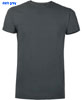 immagine aggiuntiva 3- Maglietta T-Shirt Organica Ecosostenibile maniche corte Uomo  Black Spider girocollo con cuciture laterali senza etichetta, tinta unita BS050 Organic T Plus 600BS4A E3Ssport.it Stampa RicamoE3Ssport  E3S