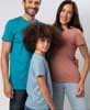  Maglietta T-Shirt Organica Ecosostenibile maniche corte Donna Black Spider girocollo con cuciture laterali senza etichetta, tinta unita BSW050 Moon Women 600BS4D E3Ssport.it Stampa RicamoE3Ssport  E3S
