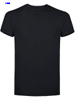 immagine aggiuntiva 3- Maglietta T-Shirt Organica Ecosostenibile maniche corte Uomo  Black Spider girocollo, busto tubolare senza etichetta, tinta unita BS051 Evolution Organic T 600BS6A E3Ssport.it Stampa RicamoE3Ssport  E3S