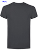 immagine aggiuntiva 4- Maglietta T-Shirt Organica Ecosostenibile maniche corte Uomo  Black Spider girocollo, busto tubolare senza etichetta, tinta unita BS051 Evolution Organic T 600BS6A E3Ssport.it Stampa RicamoE3Ssport  E3S