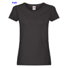 immagine aggiuntiva 6- Maglietta T-Shirt maniche corte Donna Fruit of the Loom collo ampio con cuciture laterali tinta unita Ladies Original T 614200 600FL1D E3Ssport.it Stampa RicamoE3Ssport  E3S