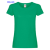 immagine aggiuntiva 11- Maglietta T-Shirt maniche corte Donna Fruit of the Loom collo ampio con cuciture laterali tinta unita Ladies Original T 614200 600FL1D E3Ssport.it Stampa RicamoE3Ssport  E3S