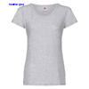 immagine aggiuntiva 15- Maglietta T-Shirt maniche corte Donna Fruit of the Loom collo ampio con cuciture laterali tinta unita Ladies Original T 614200 600FL1D E3Ssport.it Stampa RicamoE3Ssport  E3S