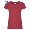 immagine aggiuntiva 17- Maglietta T-Shirt maniche corte Donna Fruit of the Loom collo ampio con cuciture laterali tinta unita Ladies Original T 614200 600FL1D E3Ssport.it Stampa RicamoE3Ssport  E3S