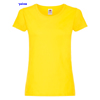 immagine aggiuntiva 19- Maglietta T-Shirt maniche corte Donna Fruit of the Loom collo ampio con cuciture laterali tinta unita Ladies Original T 614200 600FL1D E3Ssport.it Stampa RicamoE3Ssport  E3S