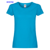 immagine aggiuntiva 23- Maglietta T-Shirt maniche corte Donna Fruit of the Loom collo ampio con cuciture laterali tinta unita Ladies Original T 614200 600FL1D E3Ssport.it Stampa RicamoE3Ssport  E3S