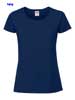 immagine aggiuntiva 5- Maglietta T-Shirt maniche corte pesante Donna Fruit of the Loom girocollo con cuciture laterali tinta unita Ladies Iconic 195 Premium T 61424 600FL9D E3Ssport.it Stampa RicamoE3Ssport  E3S