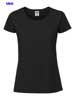 immagine aggiuntiva 7- Maglietta T-Shirt maniche corte pesante Donna Fruit of the Loom girocollo con cuciture laterali tinta unita Ladies Iconic 195 Premium T 61424 600FL9D E3Ssport.it Stampa RicamoE3Ssport  E3S