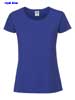 immagine aggiuntiva 9- Maglietta T-Shirt maniche corte pesante Donna Fruit of the Loom girocollo con cuciture laterali tinta unita Ladies Iconic 195 Premium T 61424 600FL9D E3Ssport.it Stampa RicamoE3Ssport  E3S