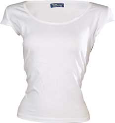  Maglietta T-Shirt maniche corte Donna GL scollatura ampia, elasticizzata 600GL3D E3Ssport.it Stampa RicamoE3Ssport  E3S