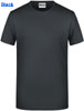 immagine aggiuntiva 4- Maglietta T-Shirt Organica Ecosostenibile maniche corte Adulto Unisex James & Nicholson girocollo con cuciture laterali etichetta strappabile Men Basic-T JN8008 600JN1A E3Ssport.it Stampa RicamoE3Ssport  E3S