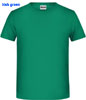 immagine aggiuntiva 8- Maglietta T-Shirt Organica Ecosostenibile maniche corte Bambino Unisex James & Nicholson girocollo con cuciture laterali etichetta strappabile Boys Basic-T JN8008B 600JN1B E3Ssport.it Stampa RicamoE3Ssport  E3S