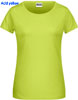immagine aggiuntiva 2- Maglietta T-Shirt Organica Ecosostenibile maniche corte Donna James & Nicholson girocollo con cuciture laterali etichetta strappabile Ladies Basic-T JN8007 600JN1D E3Ssport.it Stampa RicamoE3Ssport  E3S