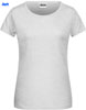 immagine aggiuntiva 3- Maglietta T-Shirt Organica Ecosostenibile maniche corte Donna James & Nicholson girocollo con cuciture laterali etichetta strappabile Ladies Basic-T JN8007 600JN1D E3Ssport.it Stampa RicamoE3Ssport  E3S