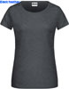 immagine aggiuntiva 5- Maglietta T-Shirt Organica Ecosostenibile maniche corte Donna James & Nicholson girocollo con cuciture laterali etichetta strappabile Ladies Basic-T JN8007 600JN1D E3Ssport.it Stampa RicamoE3Ssport  E3S