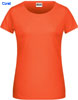  Maglietta T-Shirt Organica Ecosostenibile maniche corte Donna Daiber girocollo con cuciture laterali etichetta strappabile, tiinta unita Ladies Basic-T JN8007 600JN1D E3Ssport.it Stampa RicamoE3Ssport  E3S