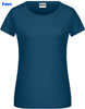immagine aggiuntiva 30- Maglietta T-Shirt Organica Ecosostenibile maniche corte Donna James & Nicholson girocollo con cuciture laterali etichetta strappabile Ladies Basic-T JN8007 600JN1D E3Ssport.it Stampa RicamoE3Ssport  E3S