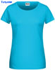 immagine aggiuntiva 40- Maglietta T-Shirt Organica Ecosostenibile maniche corte Donna James & Nicholson girocollo con cuciture laterali etichetta strappabile Ladies Basic-T JN8007 600JN1D E3Ssport.it Stampa RicamoE3Ssport  E3S