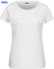 immagine aggiuntiva 41- Maglietta T-Shirt Organica Ecosostenibile maniche corte Donna James & Nicholson girocollo con cuciture laterali etichetta strappabile Ladies Basic-T JN8007 600JN1D E3Ssport.it Stampa RicamoE3Ssport  E3S