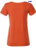  Maglietta T-Shirt Organica Ecosostenibile maniche corte Donna Daiber girocollo con cuciture laterali etichetta strappabile, tiinta unita Ladies Basic-T JN8007 600JN1D E3Ssport.it Stampa RicamoE3Ssport  E3S