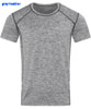  Maglietta T-Shirt riciclata ecosostenibile maniche corte Adulto Unisex Stedman girocollo con cuciture laterali con nastri riflettenti e senza etichetta ST8840 Recycled Sports-T Reflect Men ACTIVE DRY 600SD11A E3Ssport.it Stampa RicamoE3Ssport  E3S