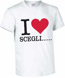 maglietta t-shirt adulto souvenir turistico stampato 600SV1A