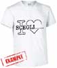 Souvenir turismo Adulto Unisex Souvenir maglietta t-shirt maniche corte con stampa 600SV3A E3Ssport.it Stampa RicamoE3Ssport  E3S