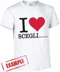 maglietta t-shirt adulto souvenir turistico stampato 600SV3A