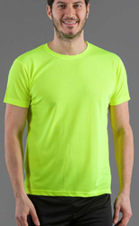  Maglietta T-Shirt maniche corte Tecnica Adulto Unisex Sprintex girocollo con cuciture laterali tinta unita con etichetta strappabile Contest T SP110 600SX2A E3Ssport.it Stampa RicamoE3Ssport  E3S